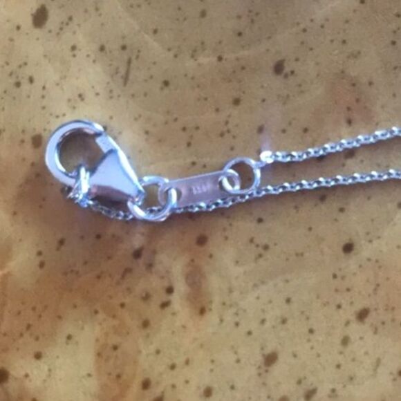 Natural Purple Spinel Sterling Silver Necklace - Picture 4 of 6